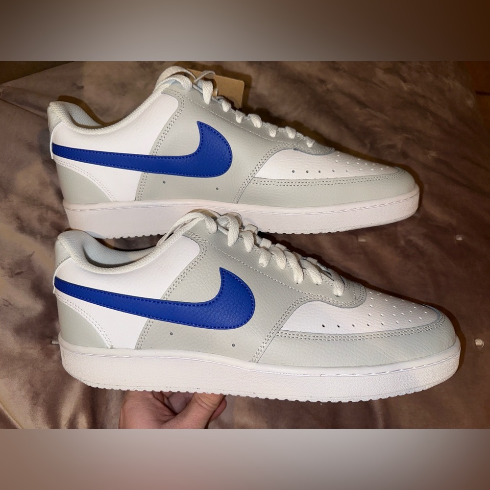 Nike Men's Court Vision Next Nature Shoes- Blue/Gray- NWT- Size 12